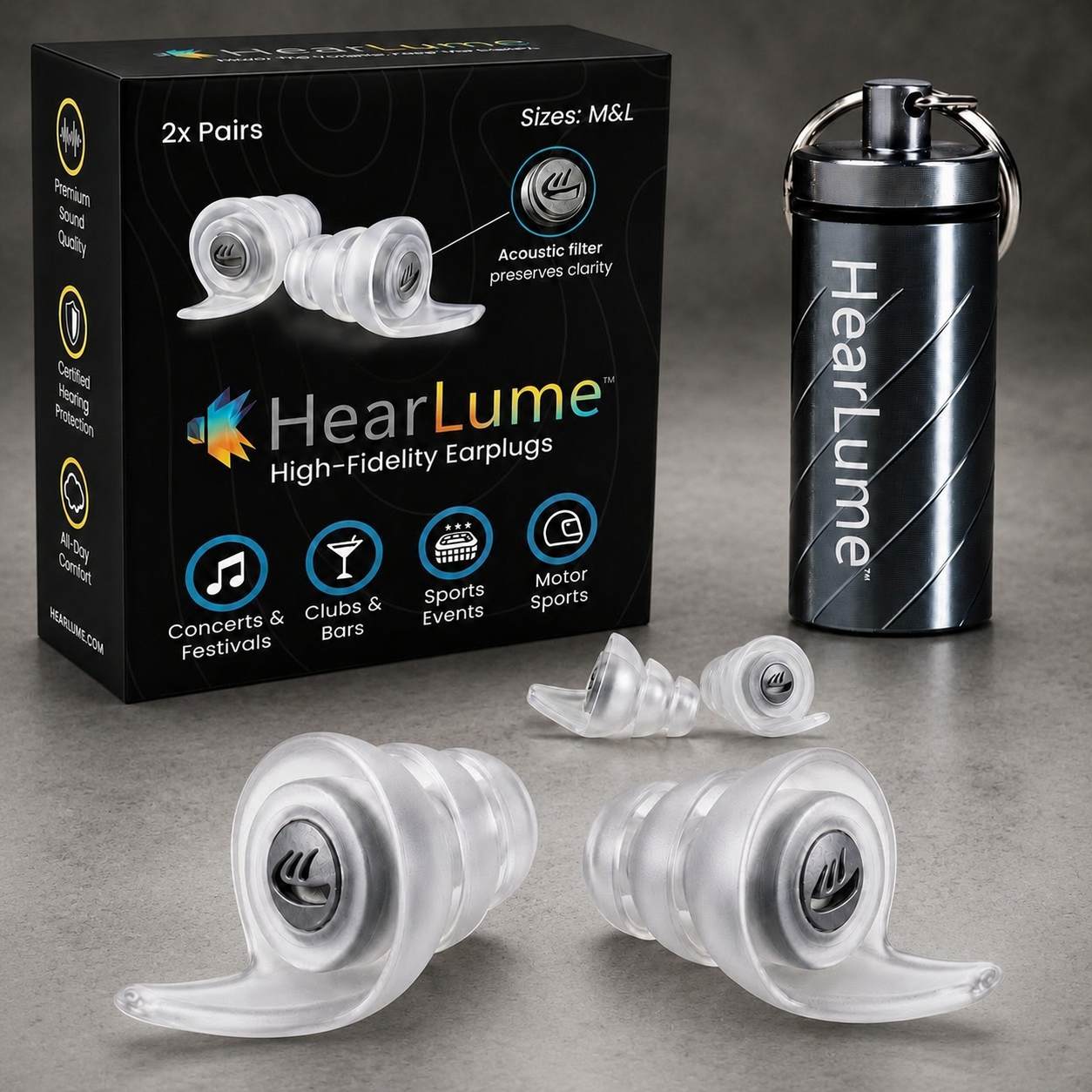 High-Fidelity Earplugs